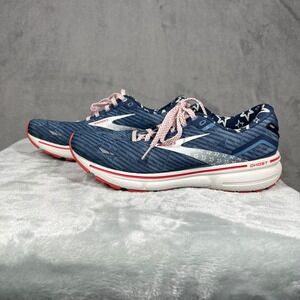 Brooks Ghost 15 Independence Day Womens 9 B Stars Stripes USA Running Shoes